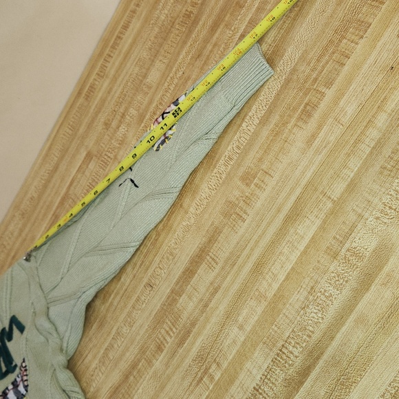 EBOSSY Women’s Cable Knit Long Sleeve Embroidered Cardigan, size M - Picture 12 of 12